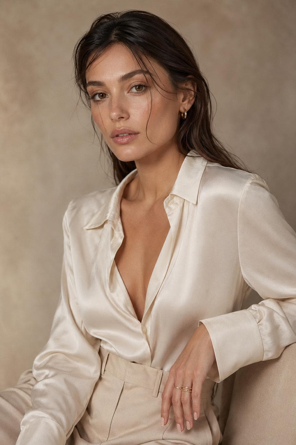Luxury Glam AI portrait example